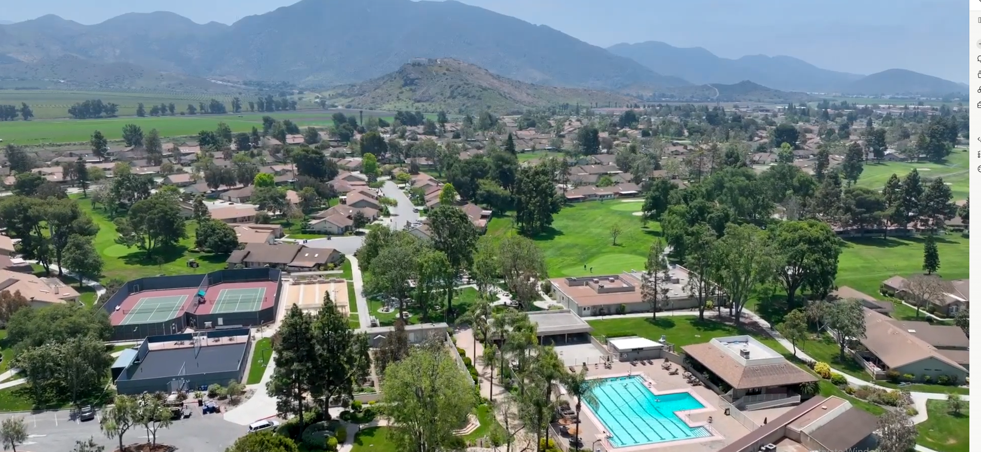 Leisure Village Camarillo aerial view