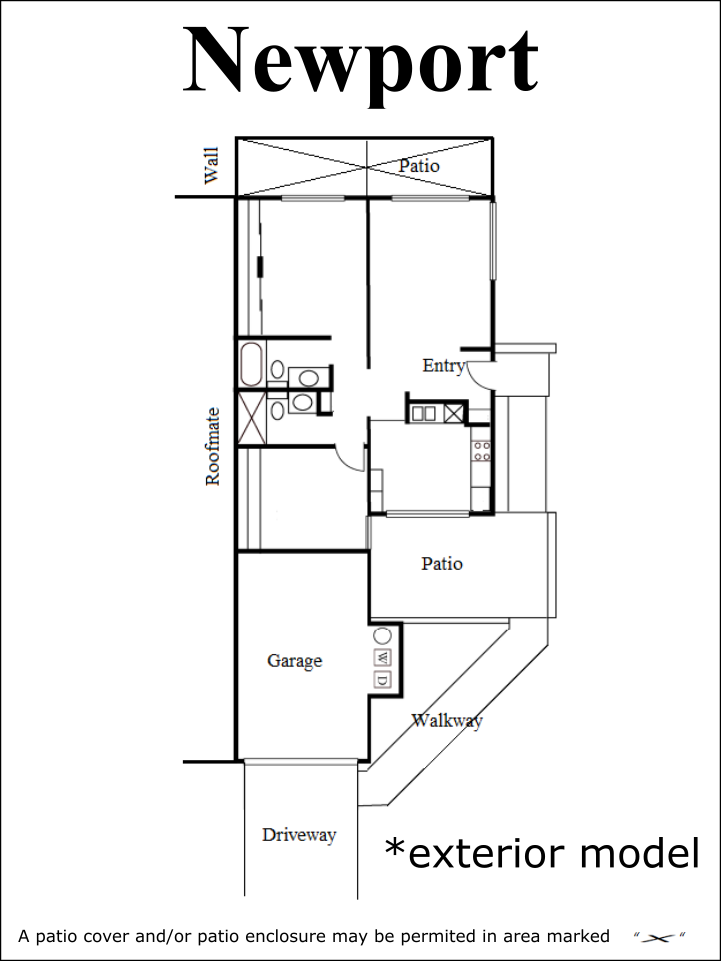 Newport End Unit Floor Plan
